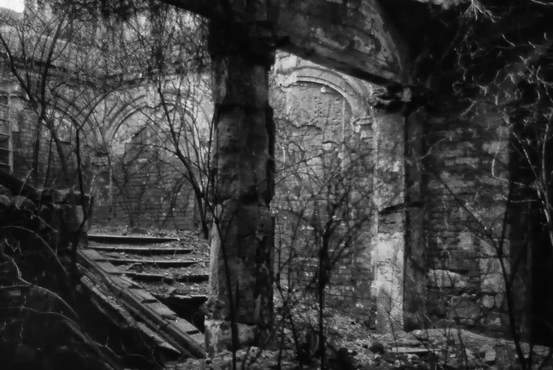Ruine Schloss Dresde.1980er Jahre